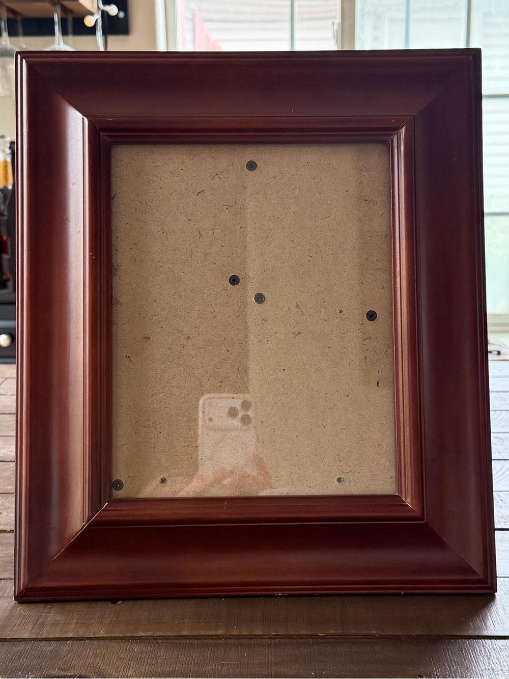 Vintage Mahogany Wood Picture Frame Cherry Classic 8x10 Tabletop Wall